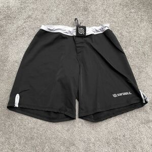 Sanabul Essential No Gi Jiu Jitsu MMA Combat Shorts Mens 36 Black Martial Arts